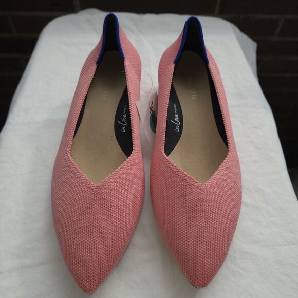 Rothy's Pink and Blue Flats - Picture 16 of 16